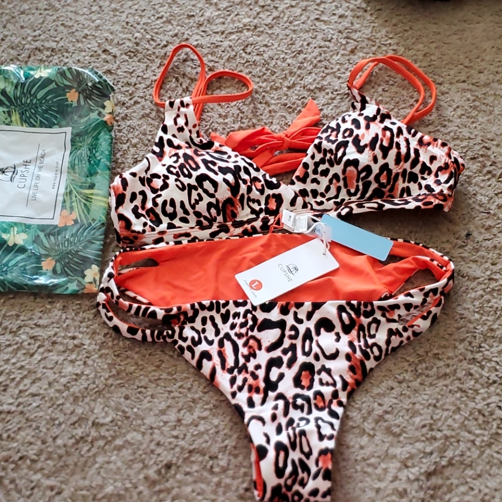 Cupshe Leopard Print Bikini